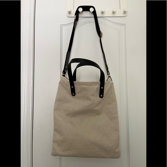 Authentic Burberry Logo Cotton Canvas Crossbody - Picture 4 of 6